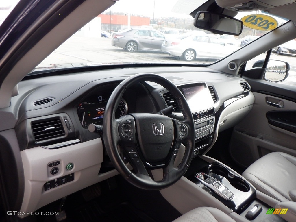 2020 Ridgeline RTL-E AWD - Obsidian Blue Pearl / Gray photo #25