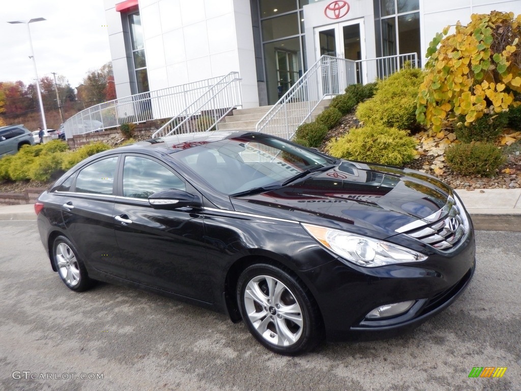 2012 Sonata Limited - Midnight Black / Black photo #1