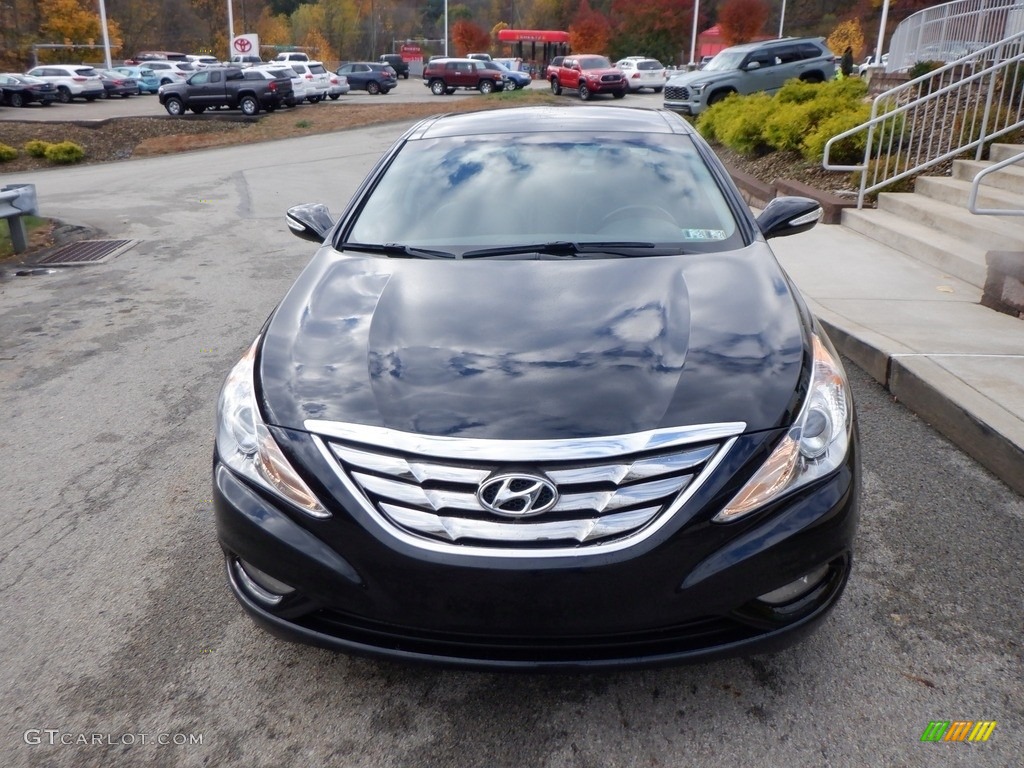 2012 Sonata Limited - Midnight Black / Black photo #4