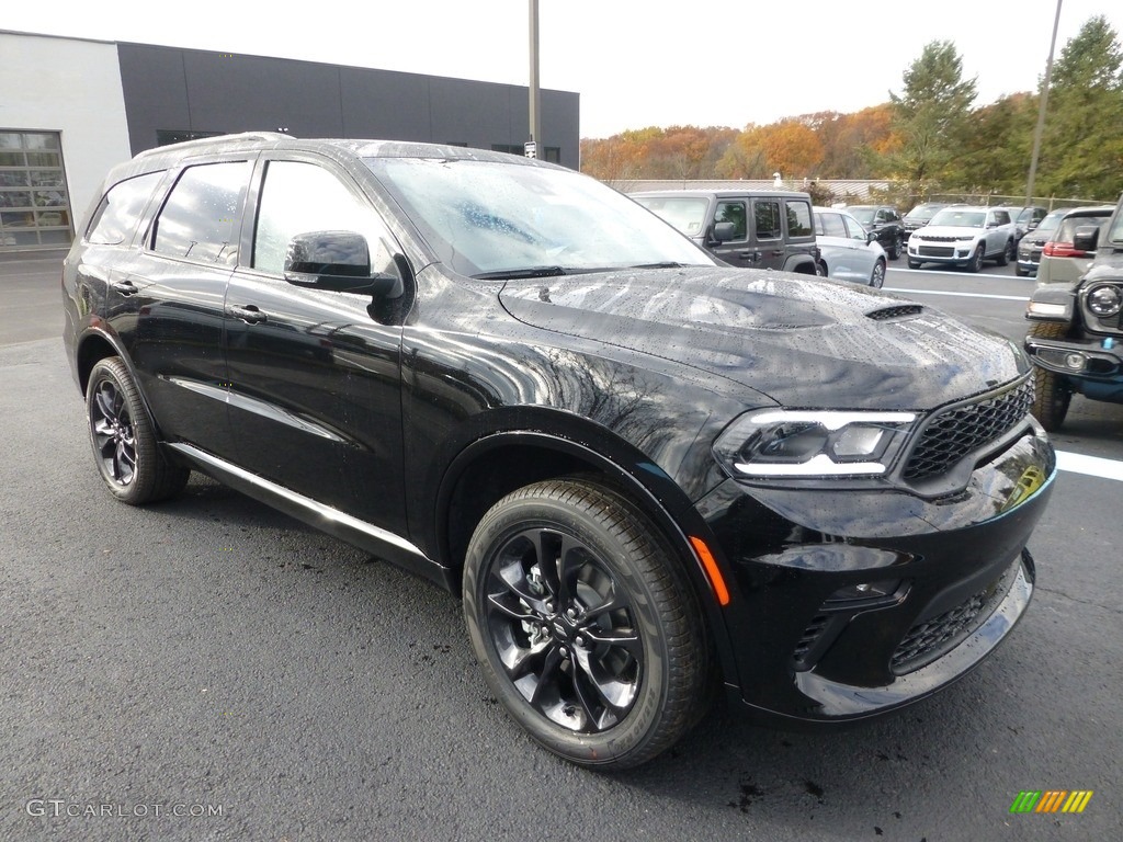 DB Black 2023 Dodge Durango GT Blacktop AWD Exterior Photo #146736223