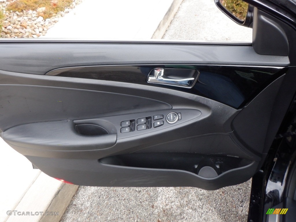 2012 Sonata Limited - Midnight Black / Black photo #11