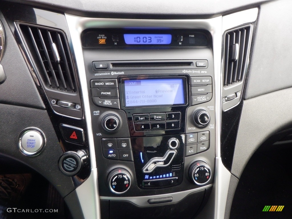 2012 Sonata Limited - Midnight Black / Black photo #19