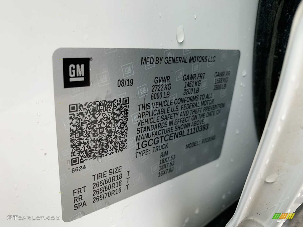 2020 Colorado LT Crew Cab 4x4 - Summit White / Jet Black photo #30