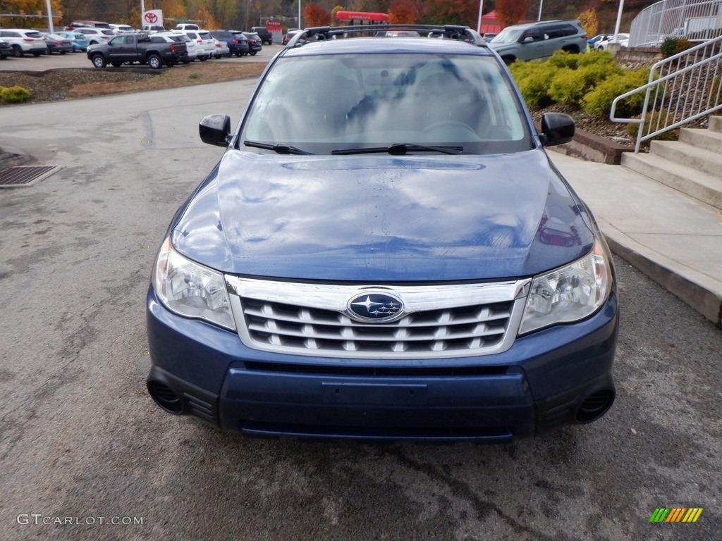 2012 Forester 2.5 X - Marine Blue Metallic / Black photo #5