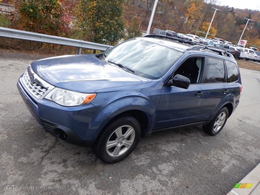 2012 Forester 2.5 X - Marine Blue Metallic / Black photo #6