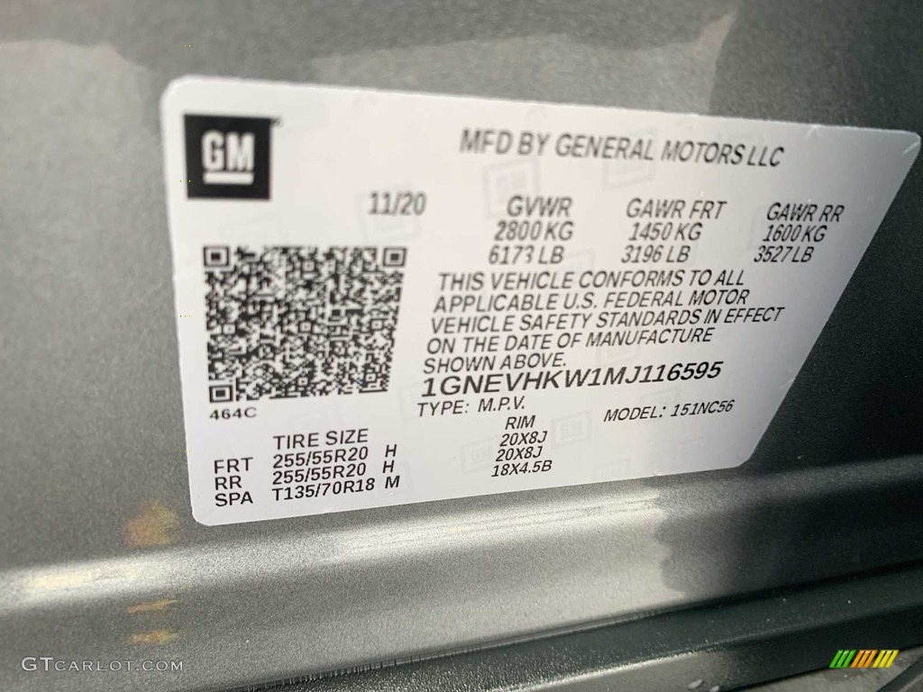 2021 Traverse LT AWD - Satin Steel Metallic / Jet Black photo #35