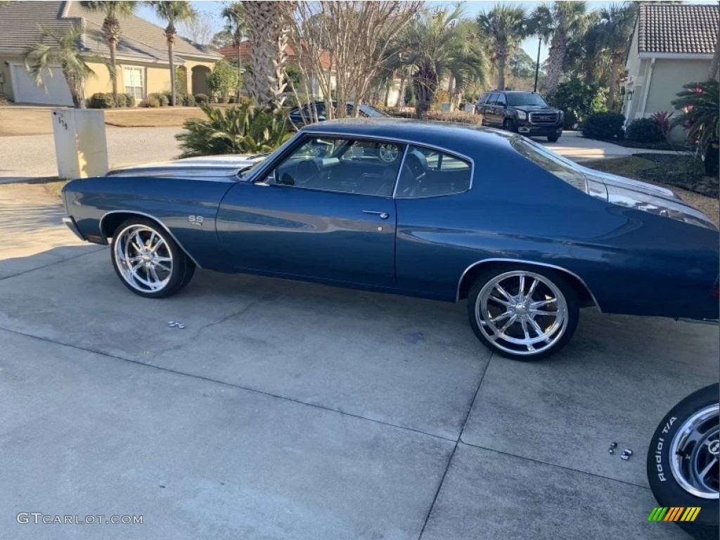 1970 Chevelle SS 396 Coupe - Fathom Blue Metallic / Black photo #3