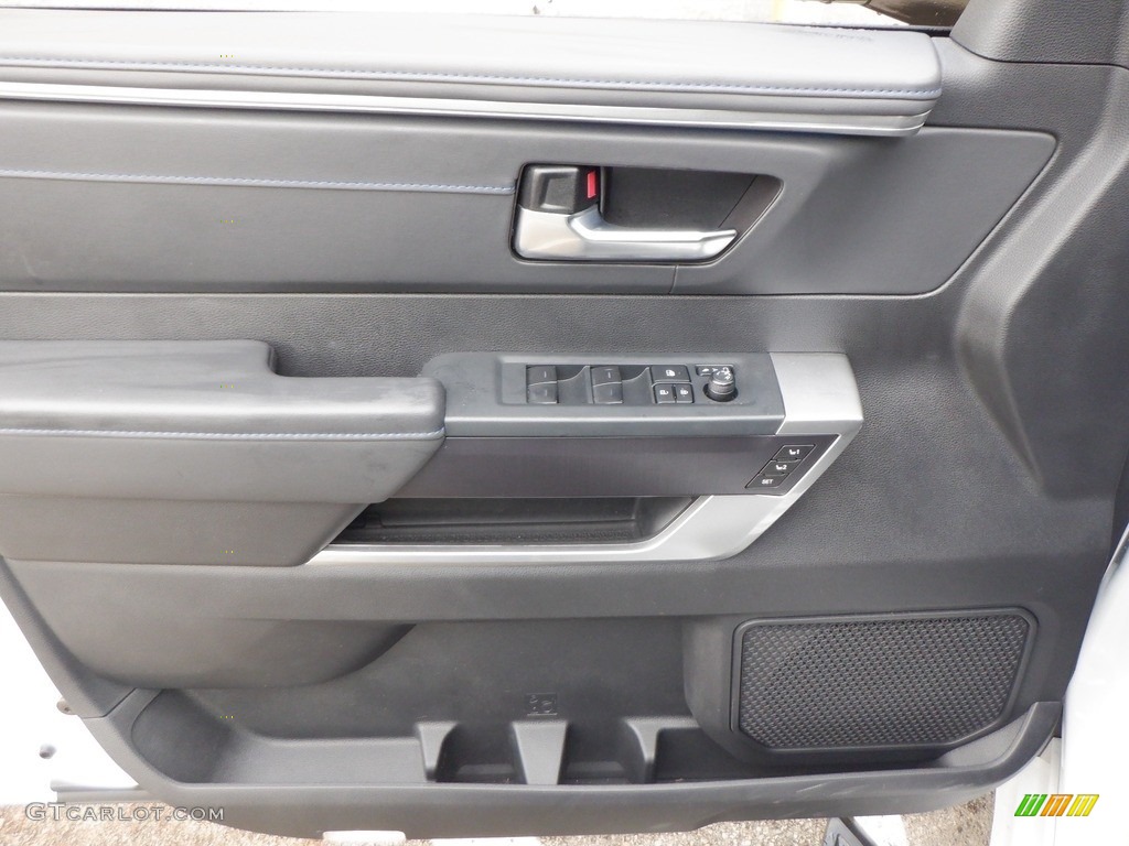 2022 Toyota Tundra Platinum Crew Cab 4x4 Black Door Panel Photo #146738065