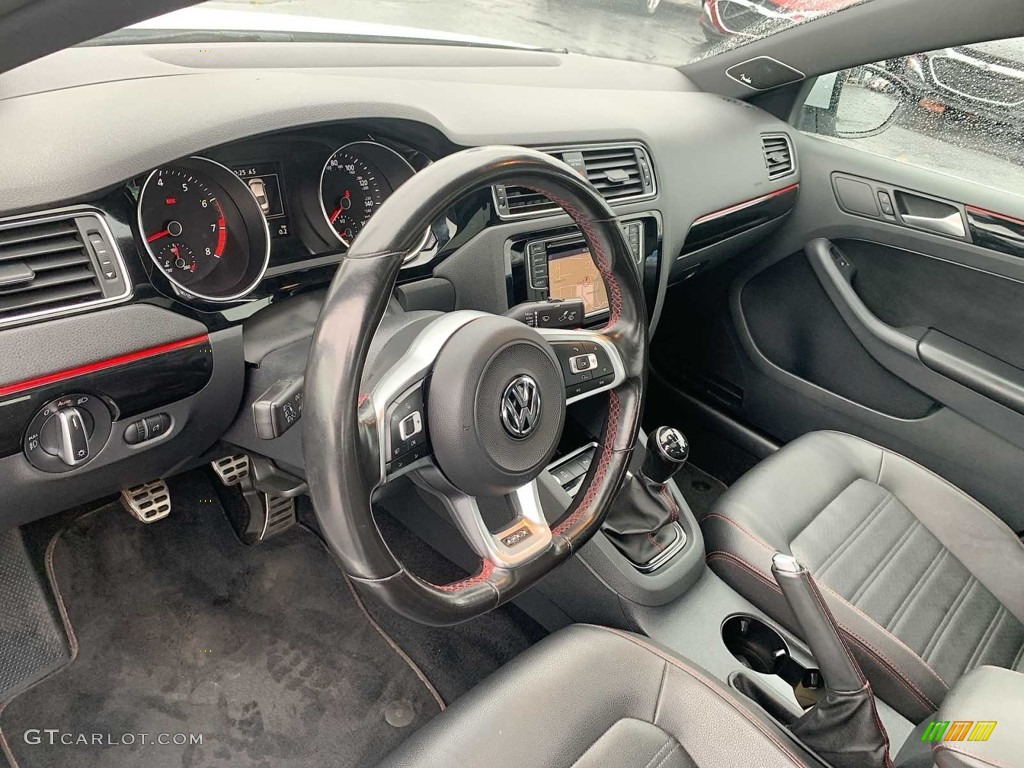 Titan Black Interior 2017 Volkswagen Jetta GLI 2.0T Photo #146738317