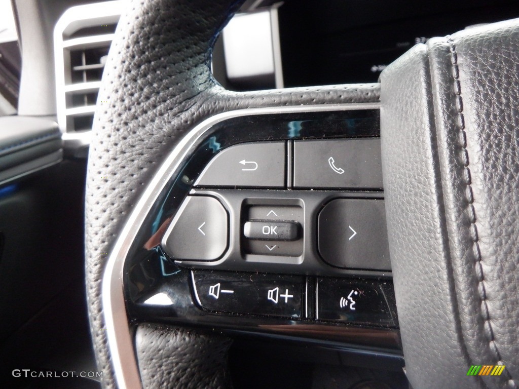 2022 Toyota Tundra Platinum Crew Cab 4x4 Black Steering Wheel Photo #146738392