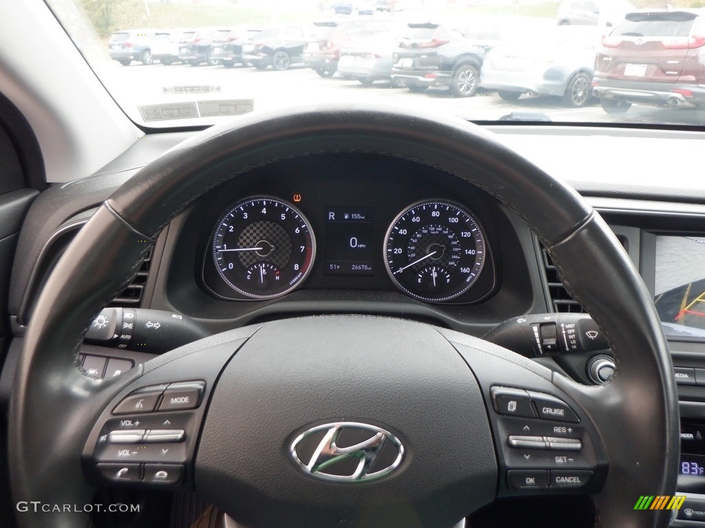 2020 Elantra Value Edition - Quartz White Pearl / Black photo #20