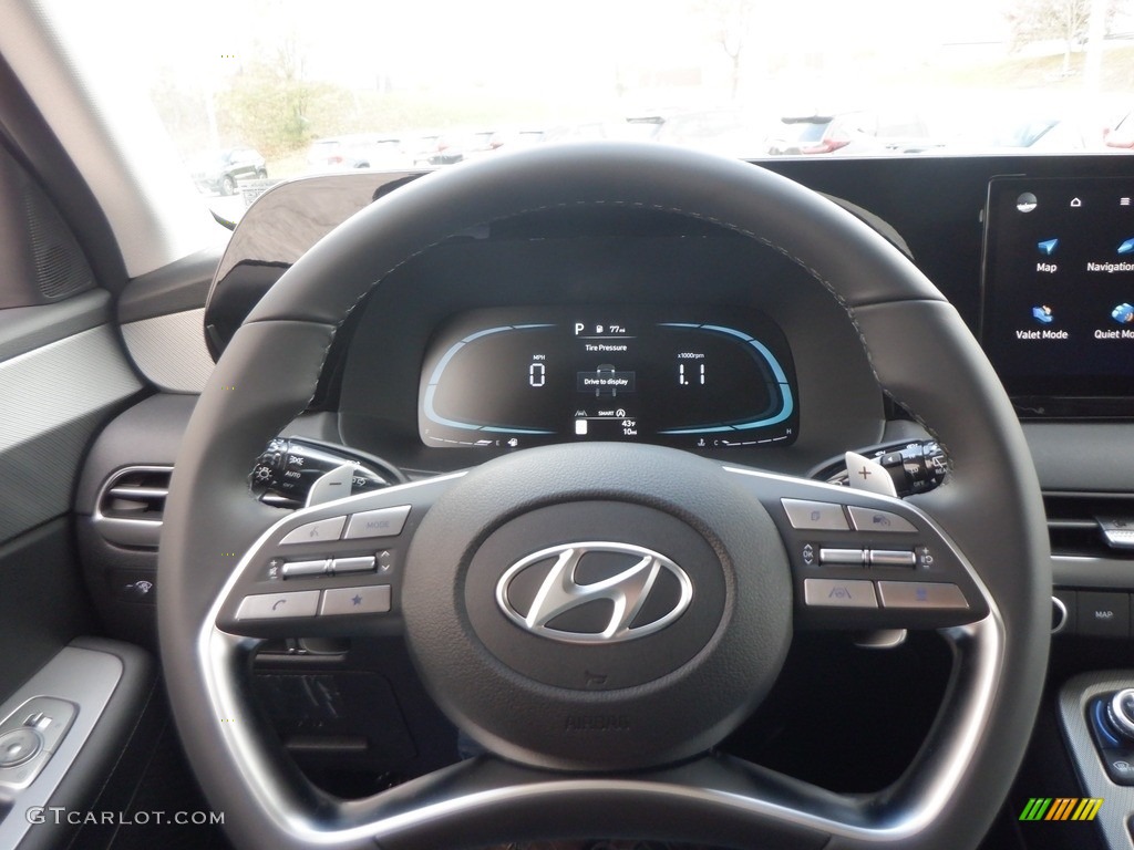 2024 Hyundai Palisade SEL AWD Black Steering Wheel Photo #146738914