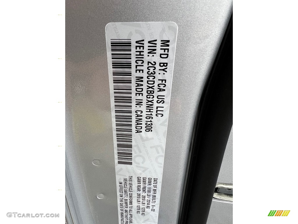 2022 Charger SXT - Triple Nickel / Black photo #26