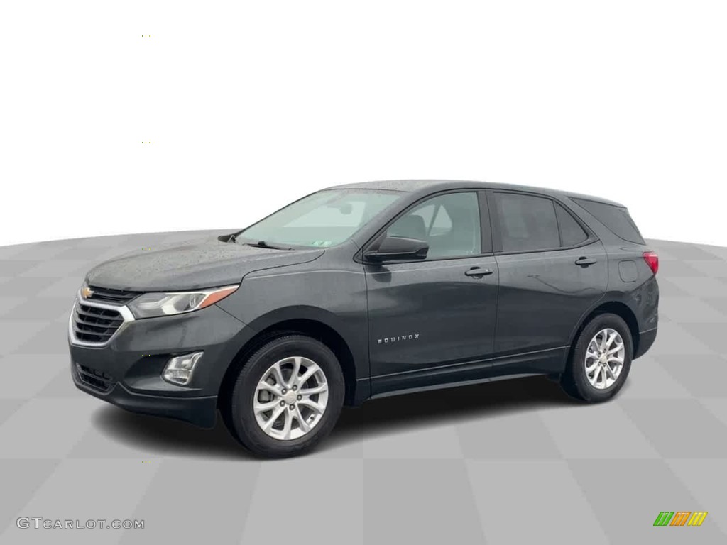 2020 Equinox LS AWD - Nightfall Gray Metallic / Ash Gray photo #4