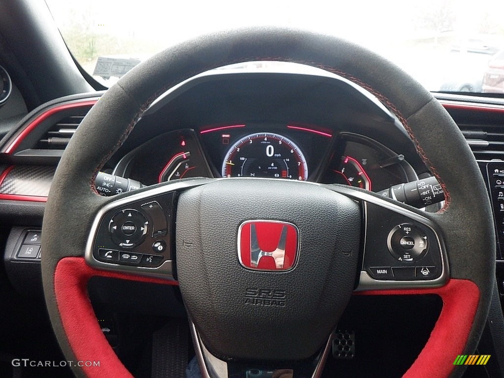 2020 Honda Civic Type R Type R Red/Black Steering Wheel Photo #146740261