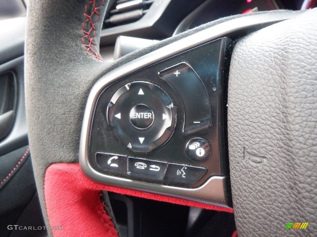 2020 Honda Civic Type R Type R Red/Black Steering Wheel Photo #146740286