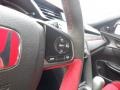 2020 Honda Civic Type R Red/Black Interior Steering Wheel Photo