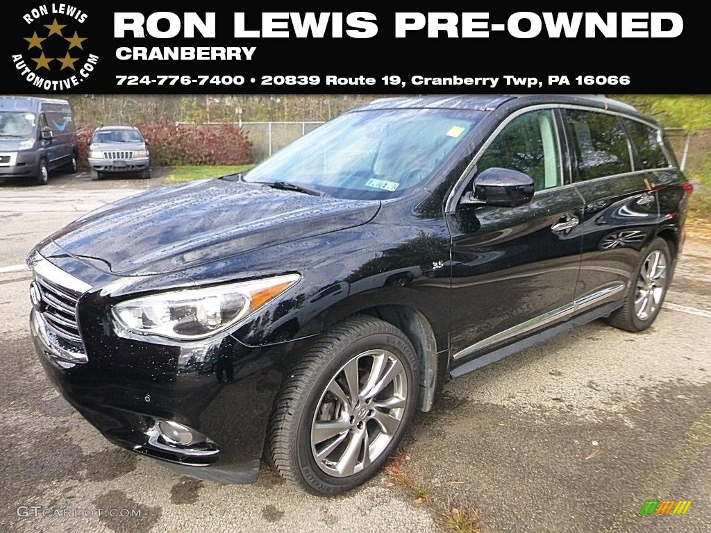 2014 QX60 3.5 AWD - Black Obsidian / Graphite photo #1