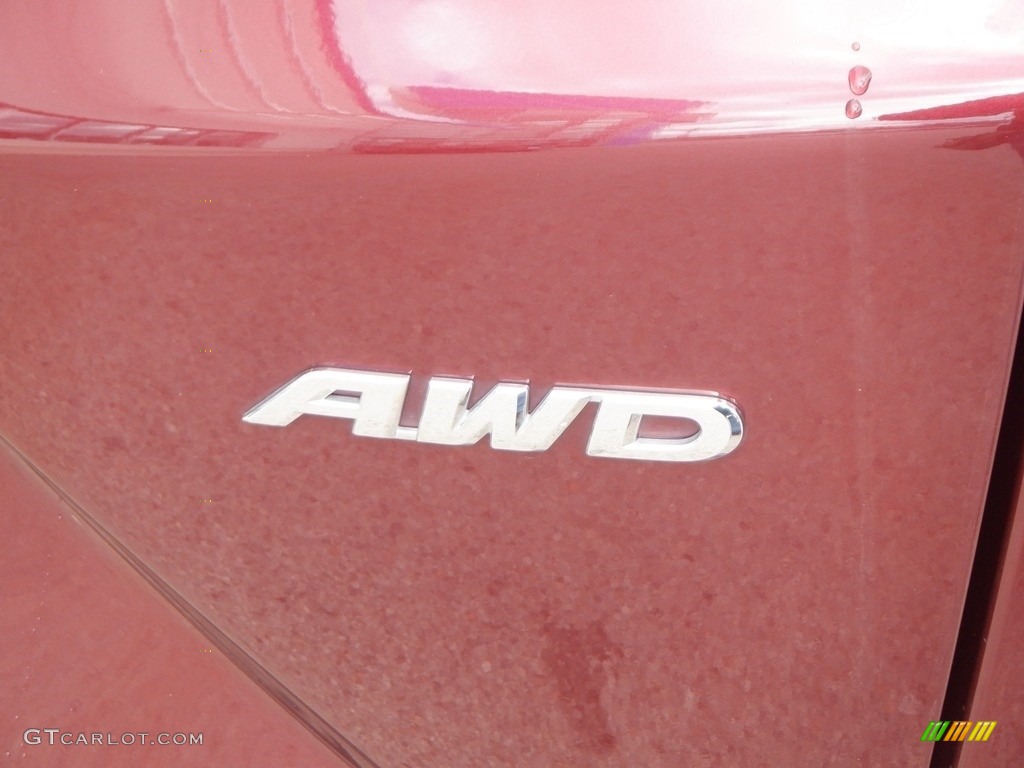 2017 CR-V EX AWD - Basque Red Pearl II / Gray photo #18