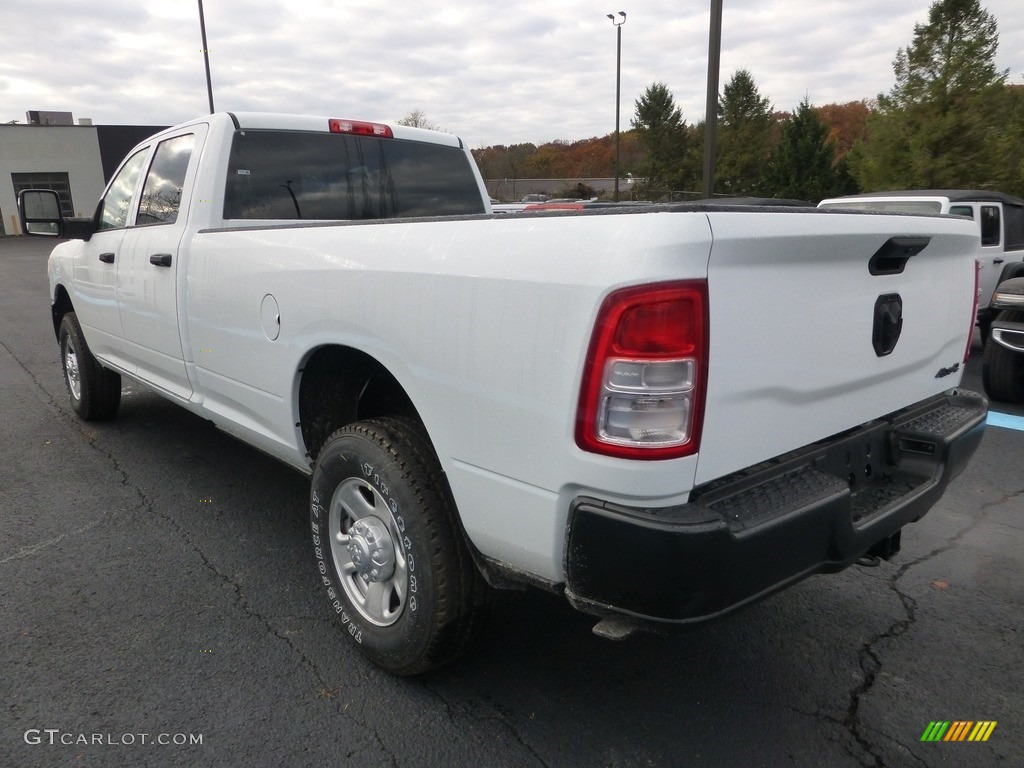 2024 3500 Tradesman Crew Cab 4x4 - Bright White / Diesel Gray/Black photo #3