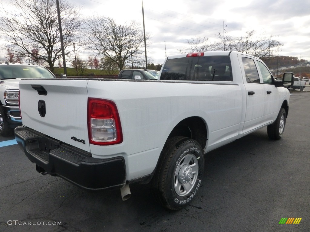 2024 3500 Tradesman Crew Cab 4x4 - Bright White / Diesel Gray/Black photo #5