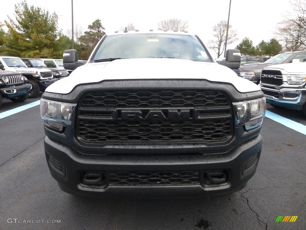 2024 3500 Tradesman Crew Cab 4x4 - Bright White / Diesel Gray/Black photo #7