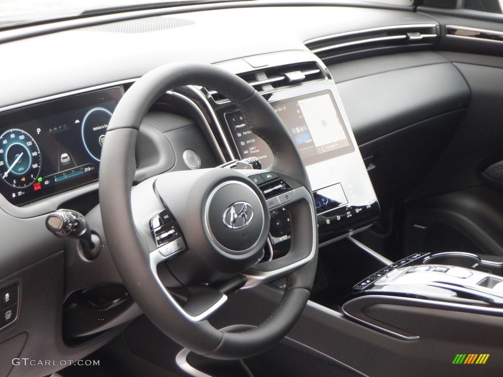 2024 Hyundai Tucson Limited Hybrid AWD Black Steering Wheel Photo #146741062