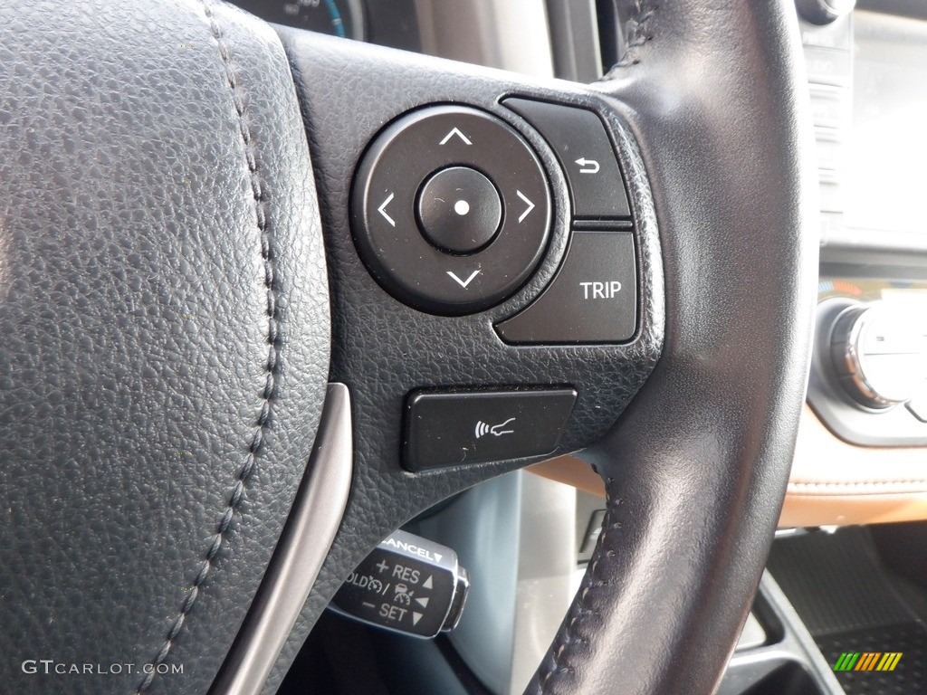 2016 RAV4 Limited Hybrid AWD - Blizzard Pearl / Nutmeg photo #12