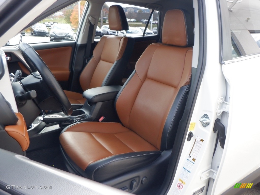 2016 RAV4 Limited Hybrid AWD - Blizzard Pearl / Nutmeg photo #23