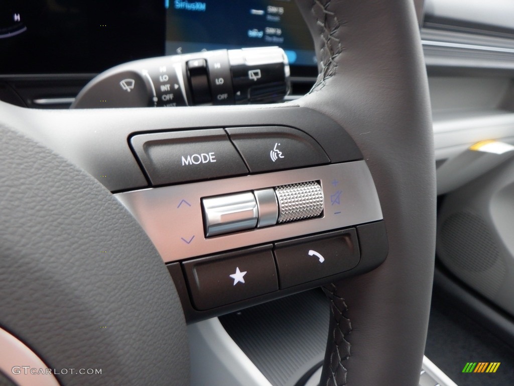 2024 Hyundai Kona SEL AWD Gray Steering Wheel Photo #146741446