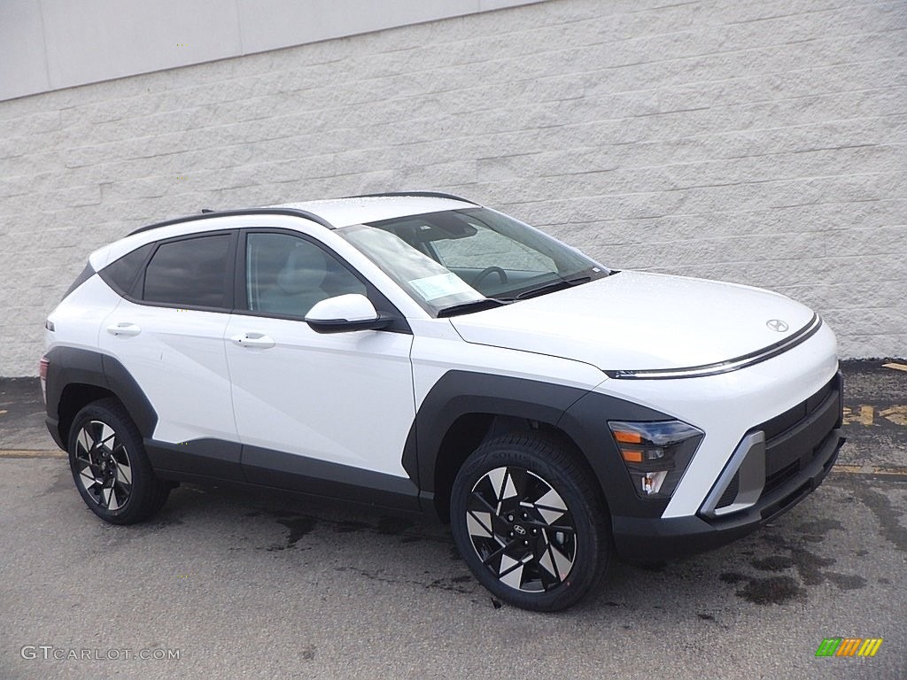 Atlas White 2024 Hyundai Kona SEL AWD Exterior Photo #146741503