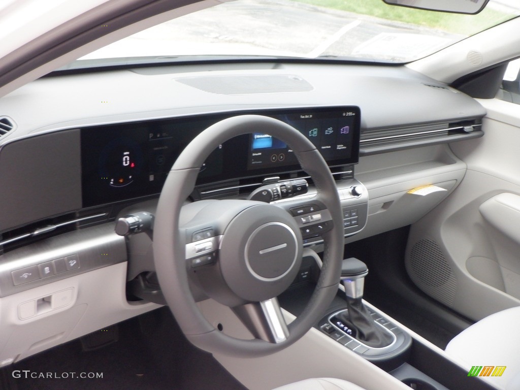 2024 Hyundai Kona SEL AWD Gray Dashboard Photo #146741551