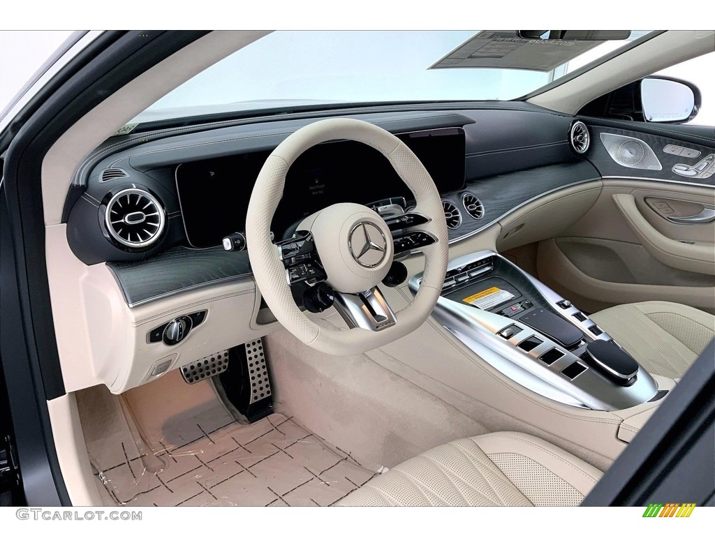 Macchiato Beige/Magma Gray Interior 2024 Mercedes-Benz AMG GT 53 Photo #146742223