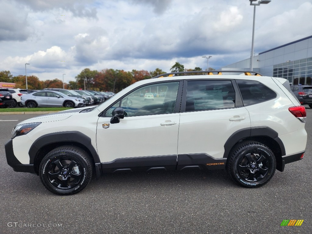 Crystal White Pearl 2023 Subaru Forester Wilderness Exterior Photo #146742544