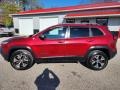 Deep Cherry Red Crystal Pearl 2015 Jeep Cherokee Trailhawk 4x4