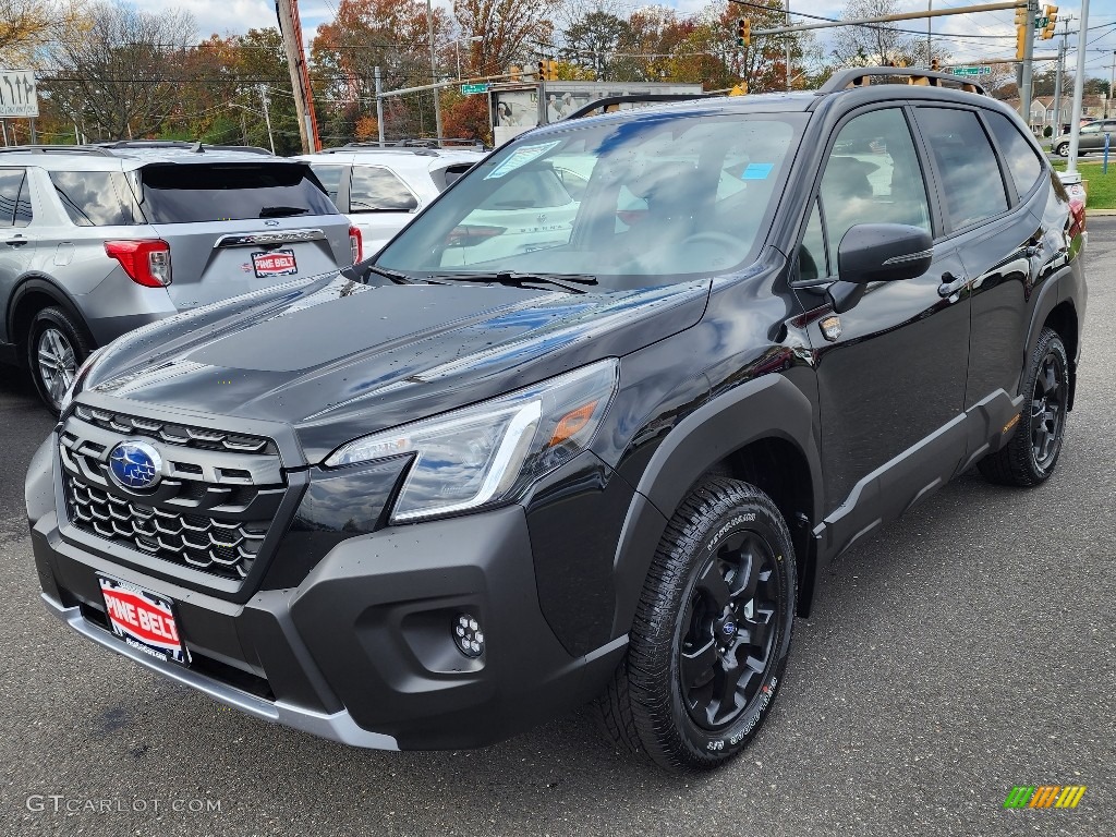 2023 Forester Wilderness - Crystal Black Silica / Gray photo #1