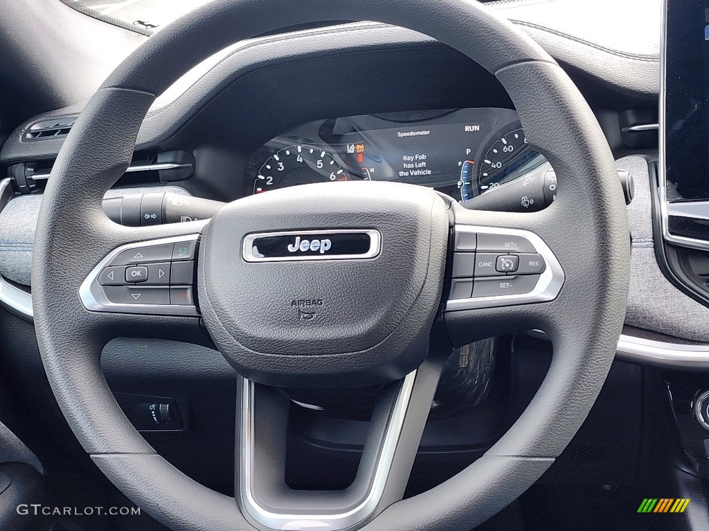 2023 Jeep Compass Sport 4x4 Black Steering Wheel Photo #146742970
