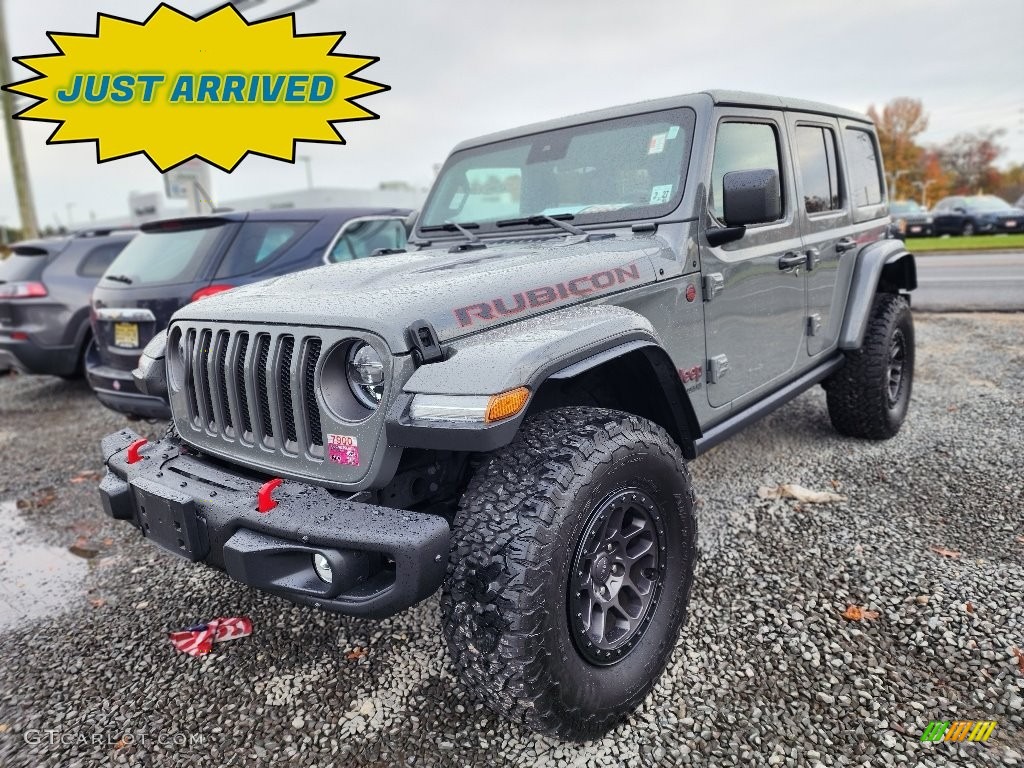 2022 Wrangler Unlimited Rubicon 4x4 - Sting-Gray / Black photo #1