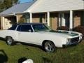 Antique White 1972 Chevrolet Monte Carlo Standard Monte Carlo Model Exterior