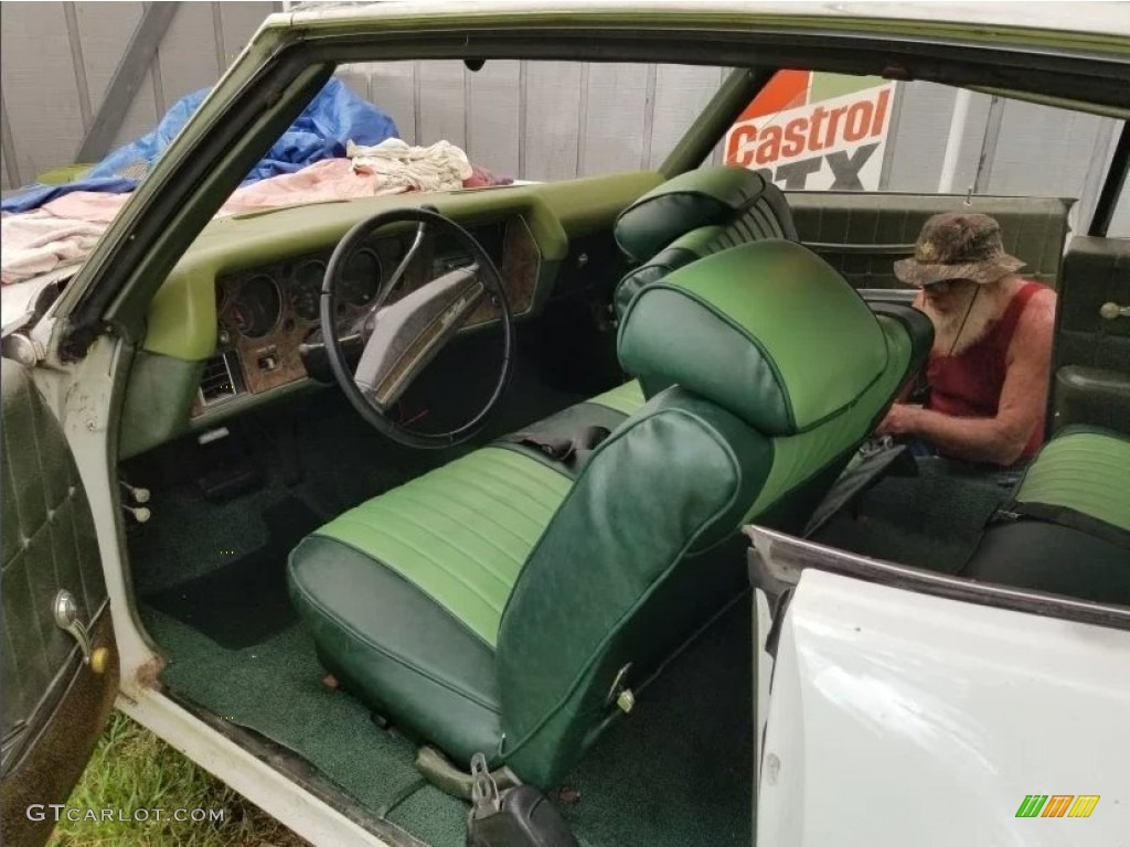 Green Interior 1972 Chevrolet Monte Carlo Standard Monte Carlo Model Photo #146743522
