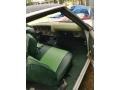 1972 Chevrolet Monte Carlo Green Interior Front Seat Photo