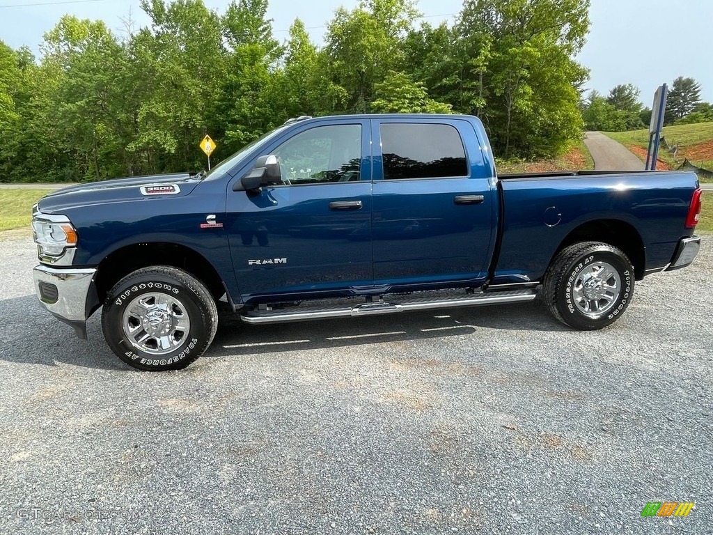 Patriot Blue Pearl 2022 Ram 3500 Tradesman Crew Cab 4x4 Exterior Photo #146743639