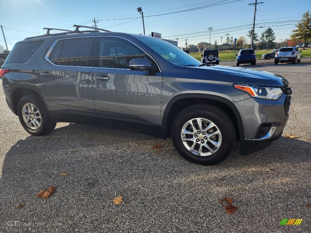 2020 Traverse LT - Satin Steel Metallic / Jet Black photo #6