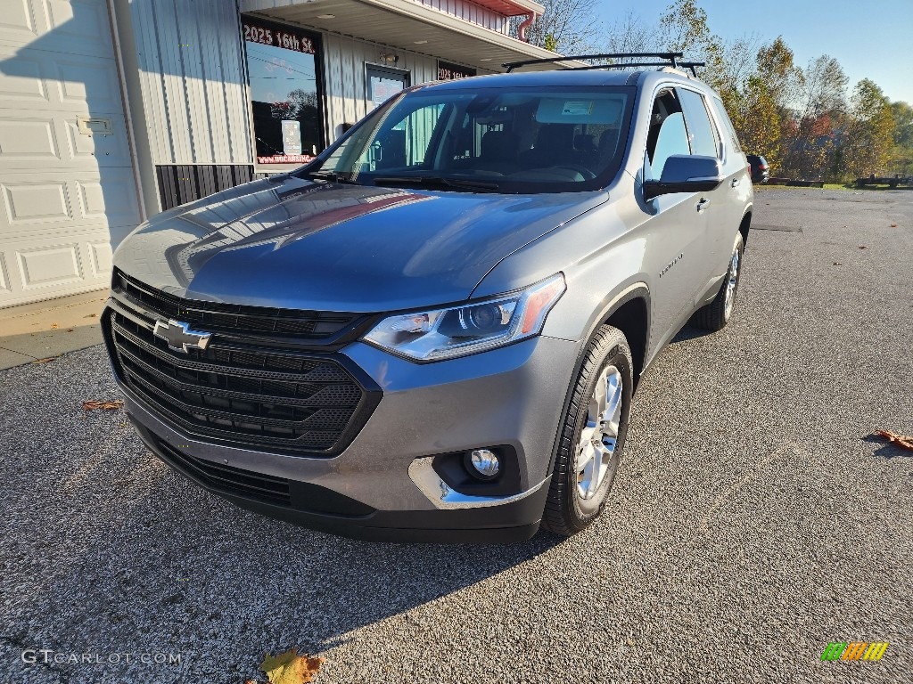 2020 Traverse LT - Satin Steel Metallic / Jet Black photo #8