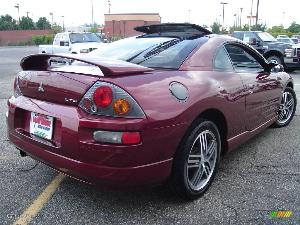 2003 Eclipse GTS Coupe - Ultra Red Pearl / Sand Blast photo #5