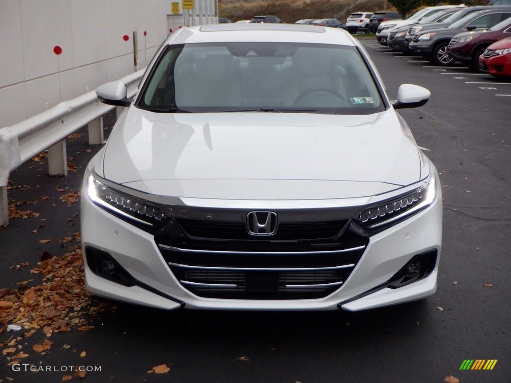 2021 Accord EX-L - Platinum White Pearl / Gray photo #3