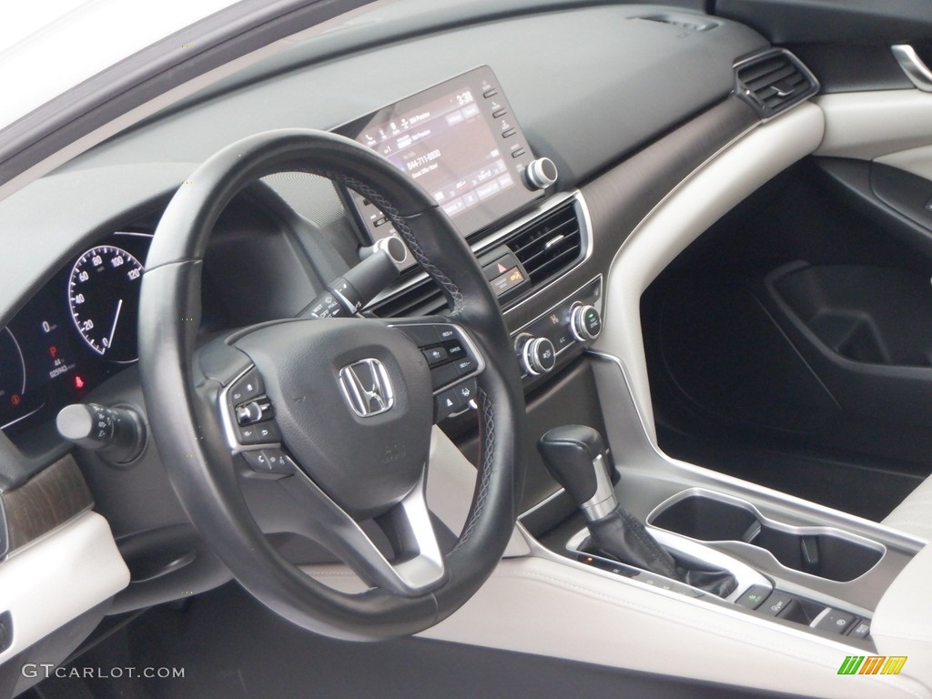 2021 Accord EX-L - Platinum White Pearl / Gray photo #9
