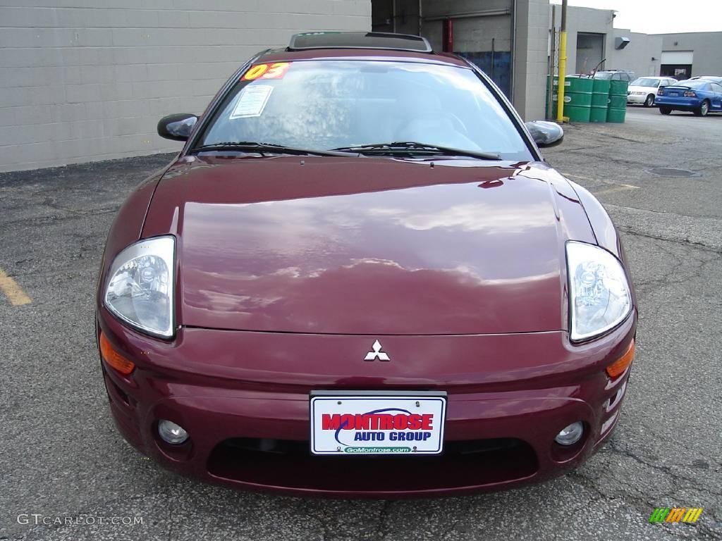 2003 Eclipse GTS Coupe - Ultra Red Pearl / Sand Blast photo #8