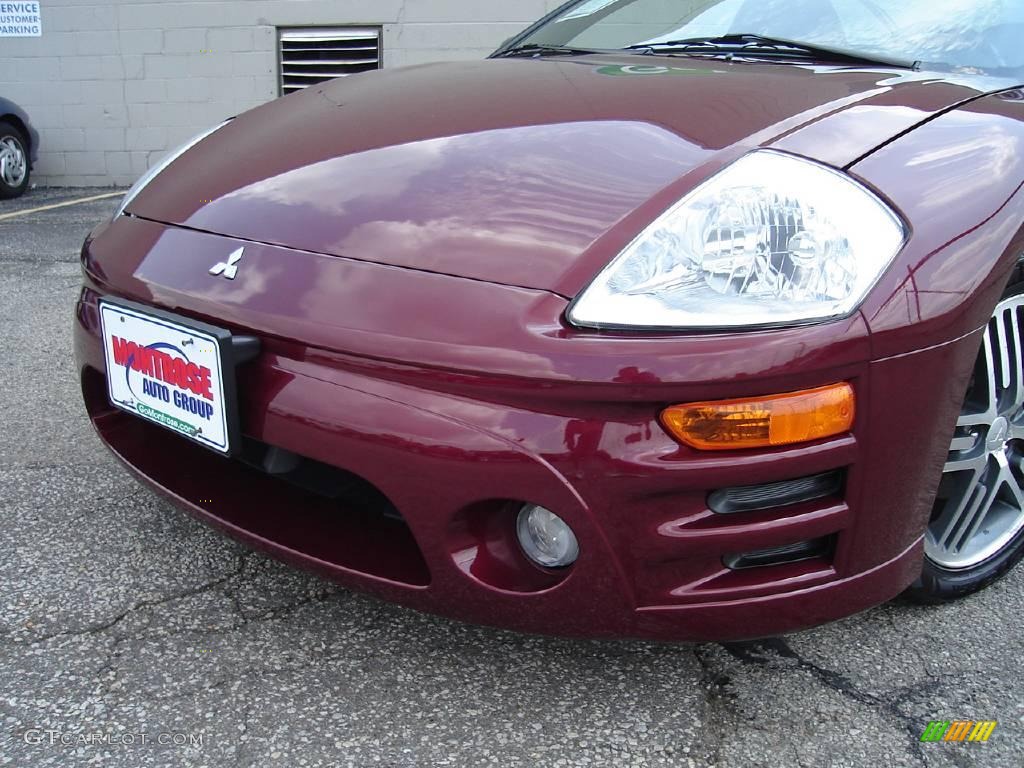 2003 Eclipse GTS Coupe - Ultra Red Pearl / Sand Blast photo #9