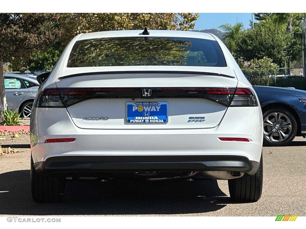 2024 Accord Sport Hybrid - Platinum White Pearl / Black photo #5